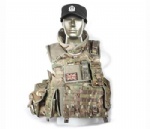 Camouflage tactical vest